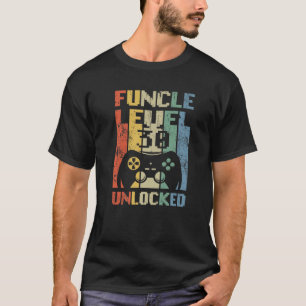 Funcle Level 30 Unlocked Video Gamer oom 30th Bi T-shirt