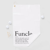 Funcle Oom Definitie Modern Leuk Golfhanddoek (Insitu)