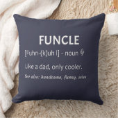 FUNCLE oom Gift Funny Joke Kussen (Deken)