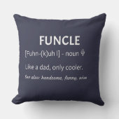 FUNCLE oom Gift Funny Joke Kussen (Voorkant)