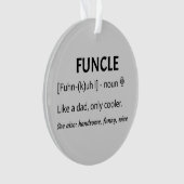FUNCLE oom Gift Ornament (voorkant)