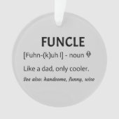 FUNCLE oom Gift Ornament (voorkant)