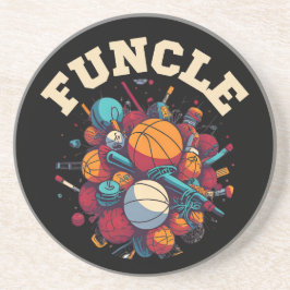 FUNCLE - The Fun Uncle Sports Equipment Whirlwind Zandsteen Onderzetter