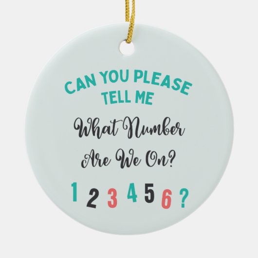 Funco Bunco: Kerstmis Keramisch Ornament (Voorkant)