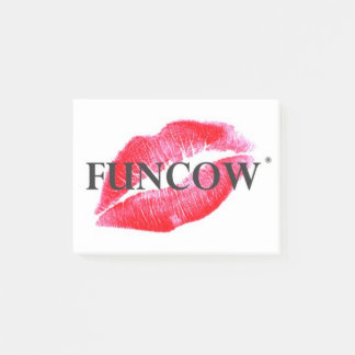 FUNCOW PINK KISS POST-IT® NOTES