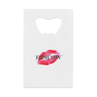 FUNCOW ROZE KISS CREDITKAART FLESSENOPENER