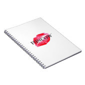 FUNCOW ROZE KISS NOTITIEBOEK (Rechterzijde)