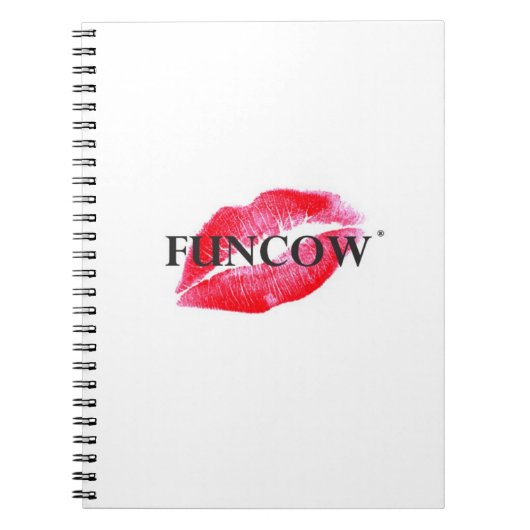 FUNCOW ROZE KISS NOTITIEBOEK (Voorkant)