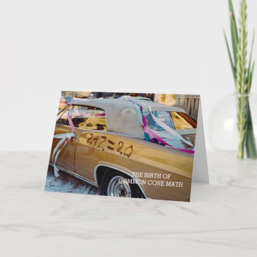 FUNCTIE GEMEENSCHAPPELIJKE CORE WISKUNDE 1968 WEDD KAART (Voorkant)