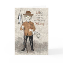 Functie Hipster Kat Vis Thema Grappig Pensioen