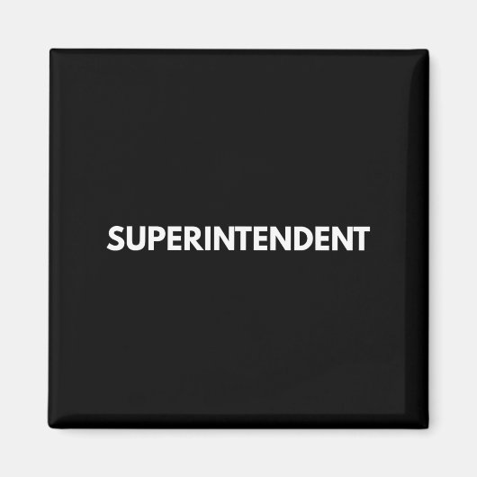 Functie superintendent bouw, schooladministratie magneet (Voorkant)