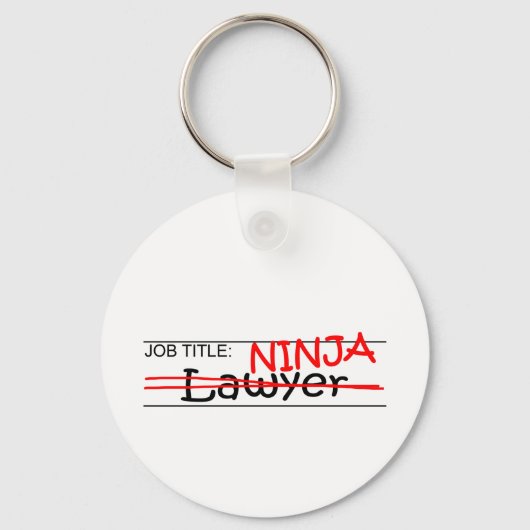 Functie Titel Ninja - Advocaat Sleutelhanger (Voorkant)