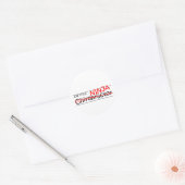 Functie Titel Ninja - Chiro Ronde Sticker (Envelop)