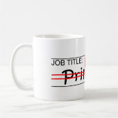 Functie Titel Ninja - Hoofd Koffiemok (Links)