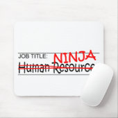 Functie Titel Ninja - HR Muismat (Met muis)