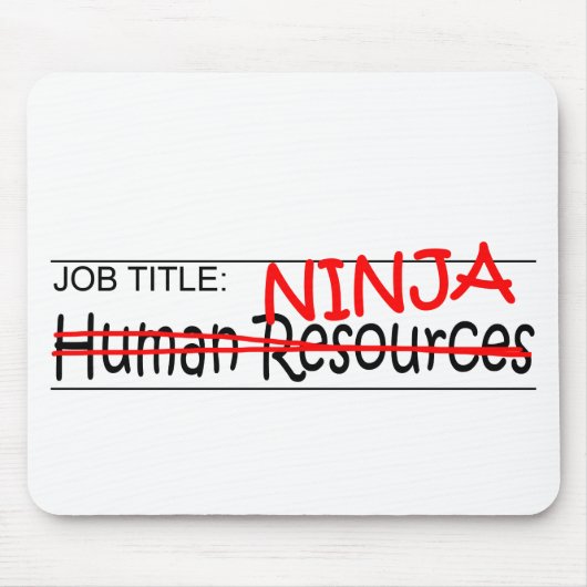 Functie Titel Ninja - HR Muismat (Voorkant)