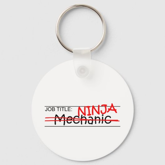 Functie Titel Ninja - Mechanisch Sleutelhanger (Voorkant)