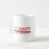 Functie Titel Ninja - Programmer Koffiemok (Voorkant links)