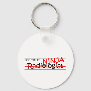 Functie Titel Ninja - Radioloog Sleutelhanger
