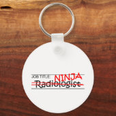 Functie Titel Ninja - Radioloog Sleutelhanger (Voorkant)