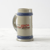Functie Titel Ninja - Sociaal Arbeider Bierpul (Voorkant links)