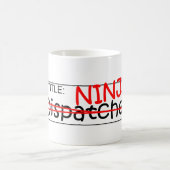 Functie Titel Ninja - Verzender Koffiemok (Center)