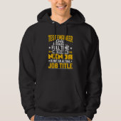 Functie van testtechnicus hoodie (Voorkant)