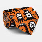 Functie voor creatie | Funky Halloween Stropdas (Opgerold)