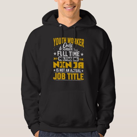 Functie voor jeugdwerkers hoodie (Voorkant)
