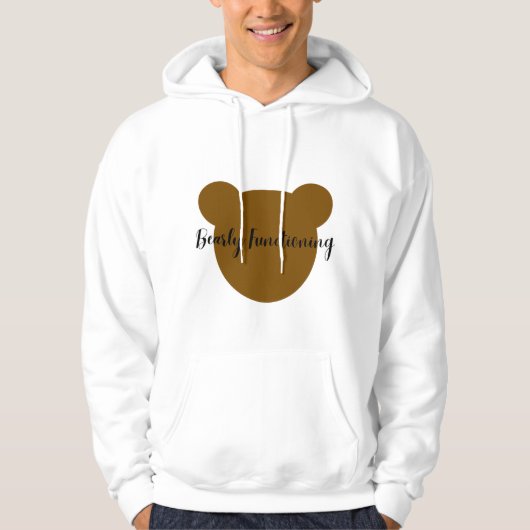 Functiebeperkte Grappige Heren Hoodie | Schattige (Voorkant)