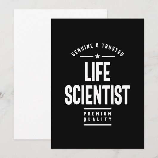 Functielijn biowetenschappen kaart (Voorkant / Achterkant)