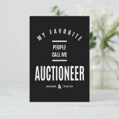 Functielijn voor veilingwerk RSVP kaartje (Staand voorkant)