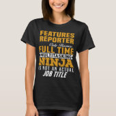 Functies Verslaggever T-shirt (Voorkant)