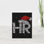 Functies voor Hr Human Resources - Grappig kerstca Kaart (Voorkant)