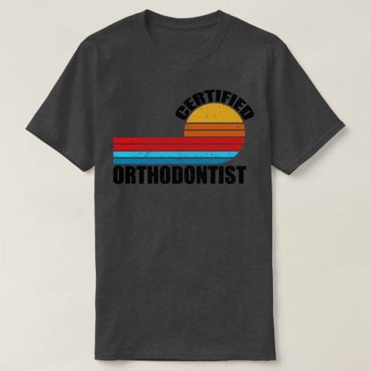 Functietitel orthodontist t-shirt (Design voorkant)