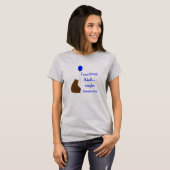 Functional Adult Misschien Morgen Beer Quote T-shirt (Voorkant volledig)