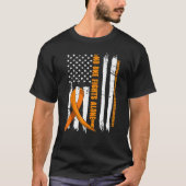 Functional Neurological Disorder FND Orange Ribbon T-shirt (Voorkant)