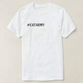 Functionaris #CATARMY @Catturd2 "In jouw gezicht" T-shirt (Design voorkant)