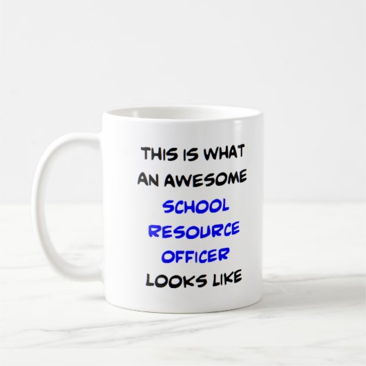 functionaris schoolresource, geweldig koffiemok (Links)