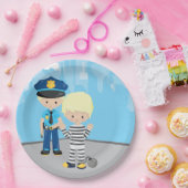 Functionaris van de griffie papieren bordje (Feest)