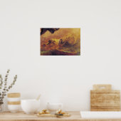 Functionaris van de Hussars, details van het kanon Poster (Keuken)