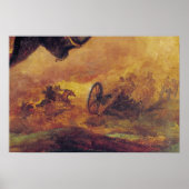 Functionaris van de Hussars, details van het kanon Poster (Voorkant)