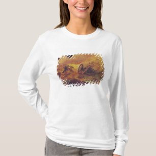 Functionaris van de Hussars, details van het kanon T-shirt