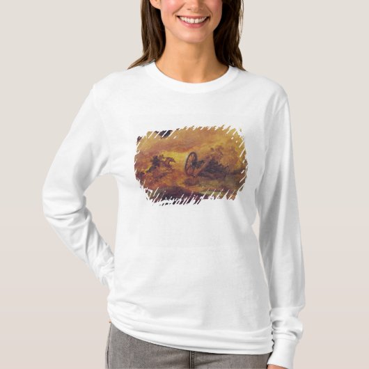 Functionaris van de Hussars, details van het kanon T-shirt (Voorkant)
