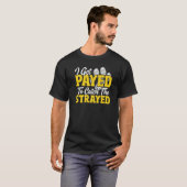 Functionaris voor de dierencontrole bij een reddin t-shirt (Voorkant volledig)