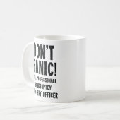 functionaris voor de invordering van faillissement koffiemok (Voorkant links)