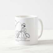 Functionaris voor de preventie van branden koffiemok (Voorkant rechts)