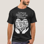 Functionaris voor schoolpersoneel — Heart Hands Sa T-shirt (Voorkant)