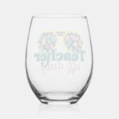 Functionaris Wijnglas Zonder Voet (Achterkant)