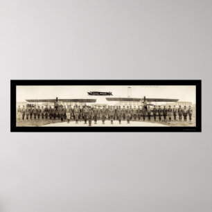 Functionarissen van de luchtmacht Love Field TX Fo Poster